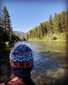 The Parker Beanie Knitting PATTERN colorwork fair isle digital download worsted