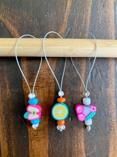 Load image into Gallery viewer, Super bulky stitch marker summer fruit fun bright happy
