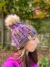Load image into Gallery viewer, The Twisted Sister From Another Mister Beanie knit hat PATTERN

