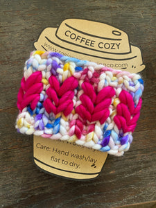 Luxury coffee cozies hearts valentine galentine gifts cute eco friendly coffee lover vday