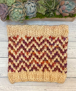 SUPER Find Your Way Cowl super bulky knitting PATTERN