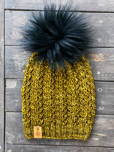 The Faux Shizzle Beanie knit hat PATTERN