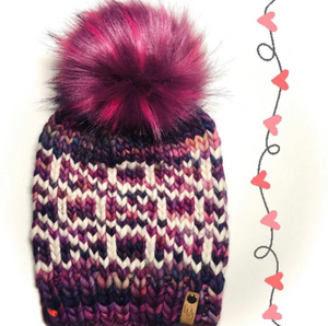 The XOXO Beanie knit hat PATTERN