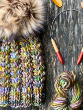 Load image into Gallery viewer, The Twisted Sister From Another Mister Beanie knit hat PATTERN

